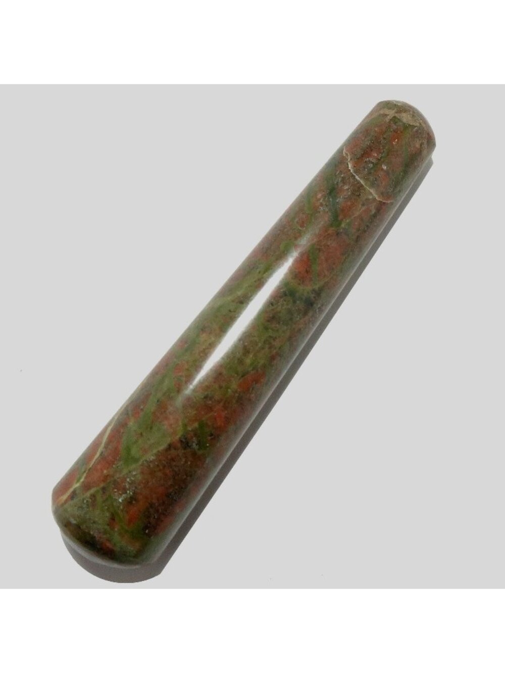 Unakite Massage Wand Green Pink Creativity Flows Polished Crystal Healing Stone